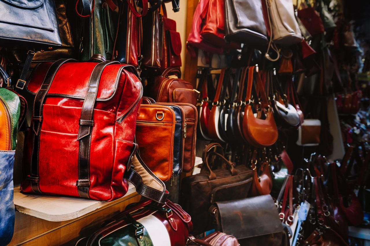 The Art of Drawing Readers In: Your attractive post title goes here A rich assortment of handcrafted leather bags in a quaint artisan shop.